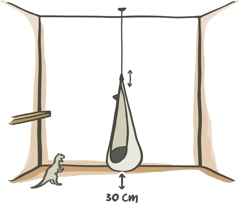 Cómo colgar una hamaca nido para niños