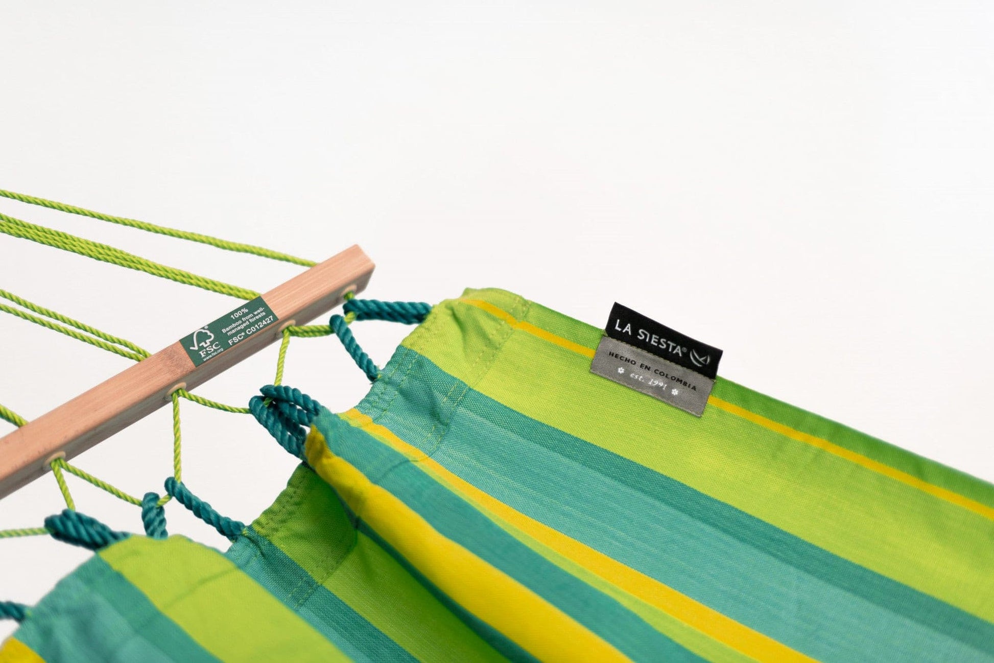 Alisio Lime - Single-hængekøje med tværpind outdoor