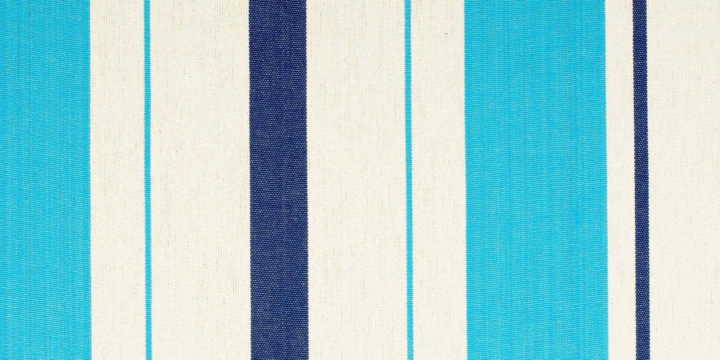 Caribeña Aqua Blue - Hamaca clásica individual de algodón