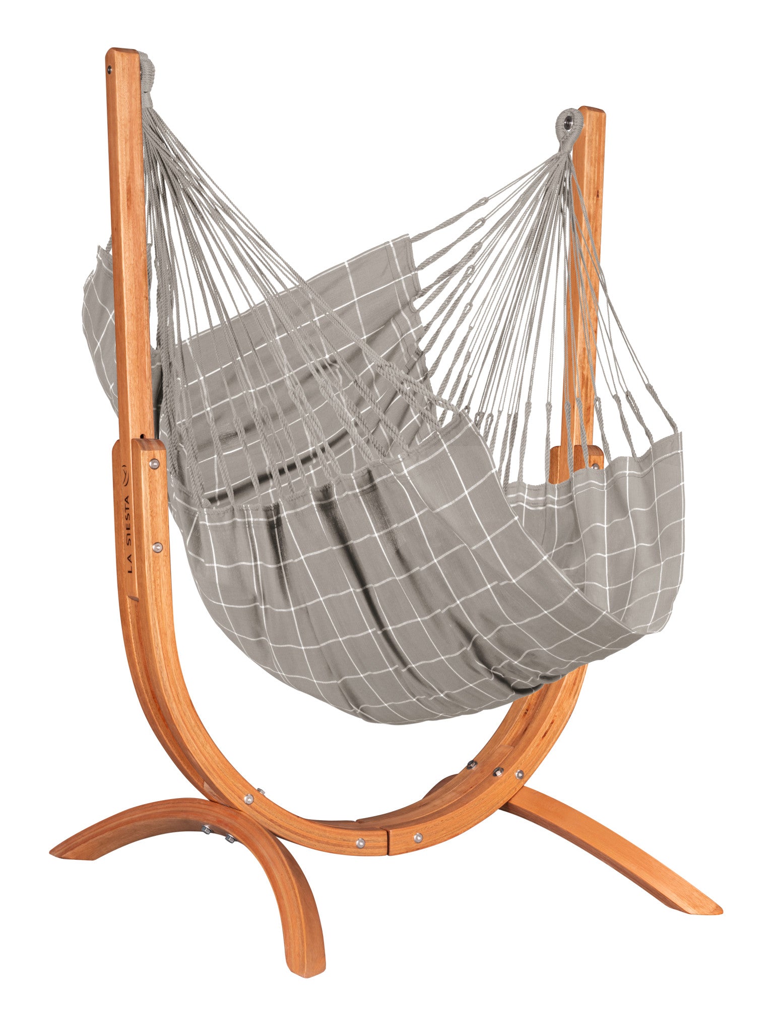 hängematte mit gestell nachhaltig Udine Outdoor Almond - Hängesessel Outdoor mit Gestell aus FSC®-zertif
