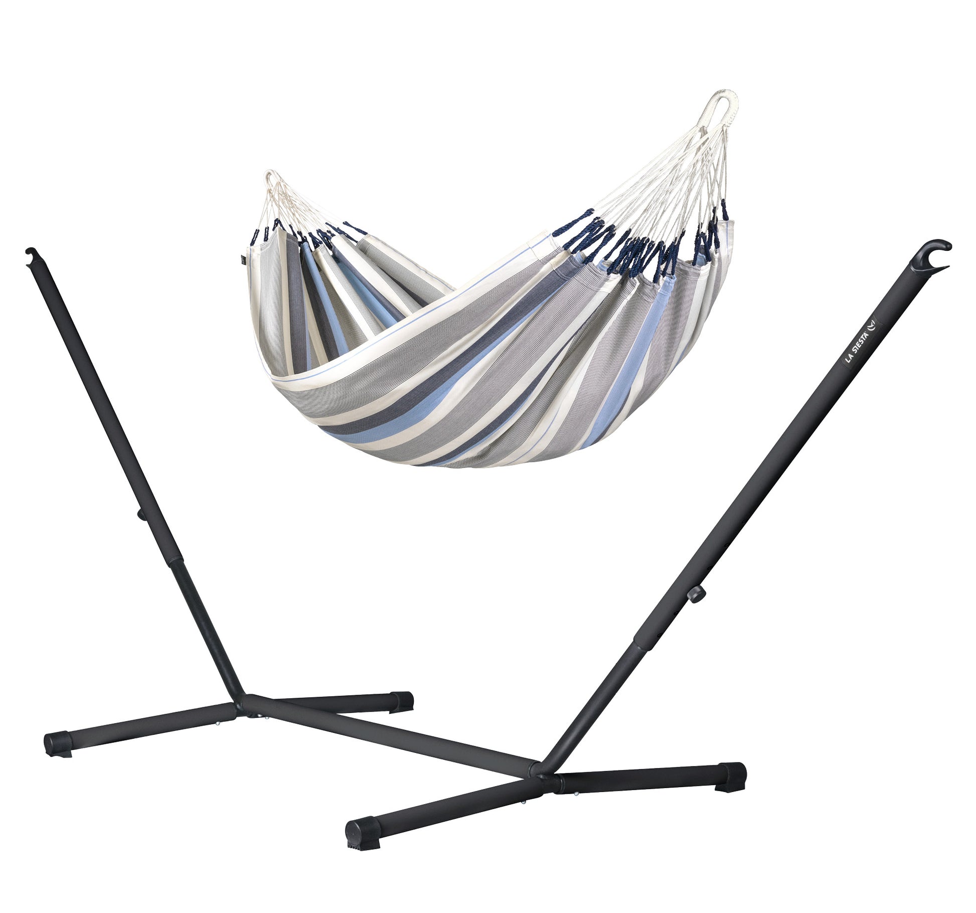 hängematte für draußen Nautico Outdoor - Hängematte Outdoor mit Gestell aus verzinktem Stahl