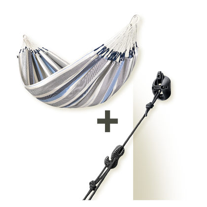 CasaMount 2rope Black - Wand-, Decken- & Balken-Befestigung für Hängematten