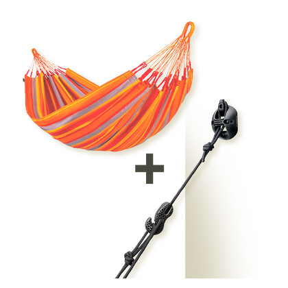 CasaMount 2rope Black - Wand-, Decken- & Balken-Befestigung für Hängematten