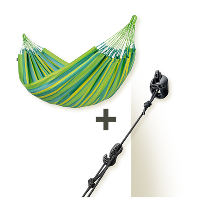 CasaMount 2rope Black - Wand-, Decken- & Balken-Befestigung für Hängematten