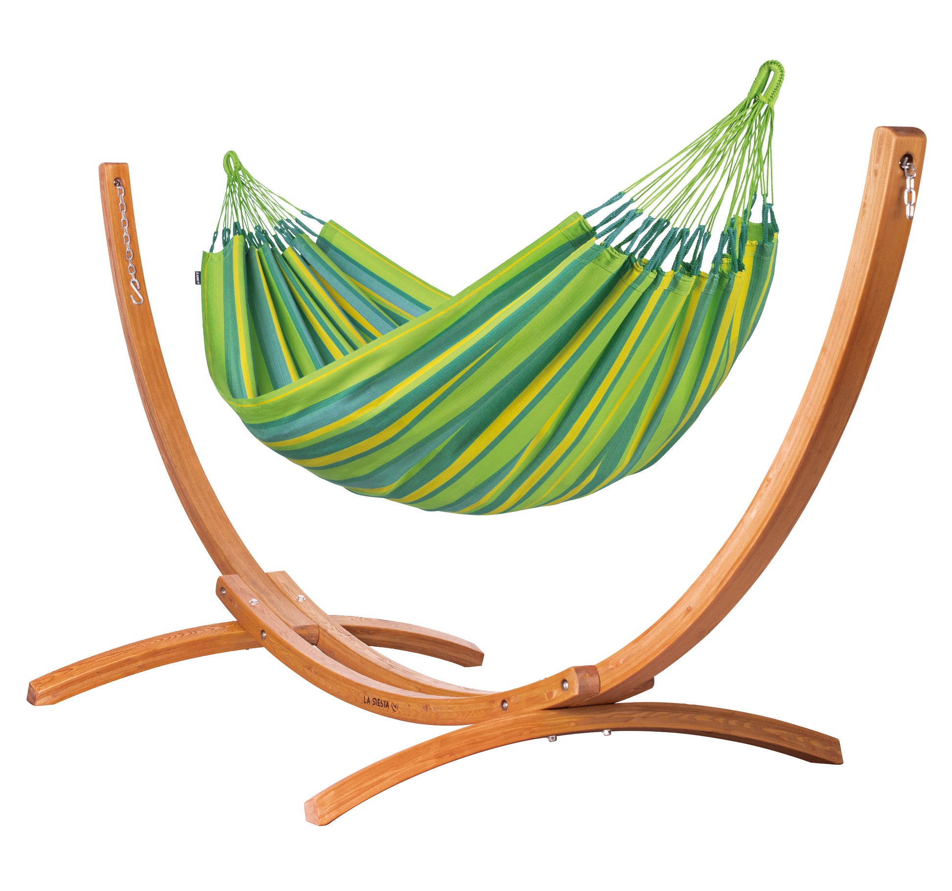 Maera Outdoor - Hängematte Outdoor mit Gestell aus FSC®-zertifiziertem Eukalyptus