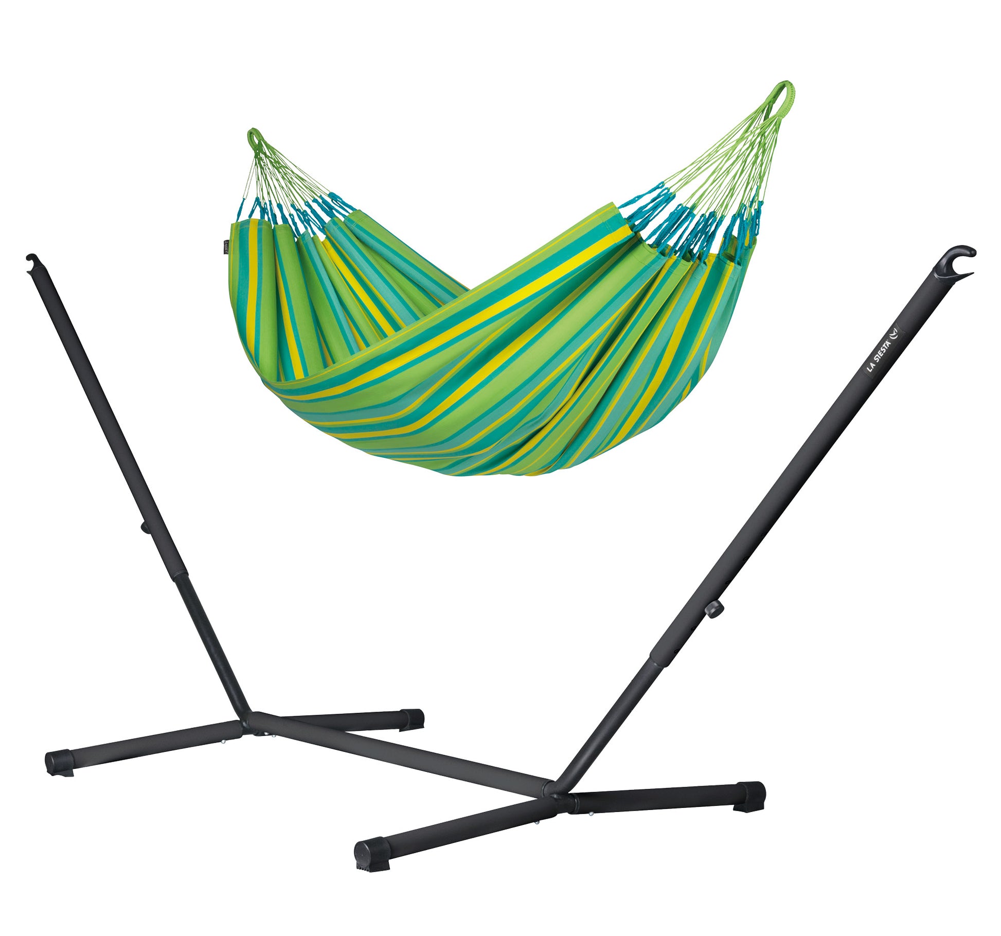 hängematte mit gestell für draußen Nautico Outdoor - Hängematte Outdoor mit Gestell aus verzinktem Stahl