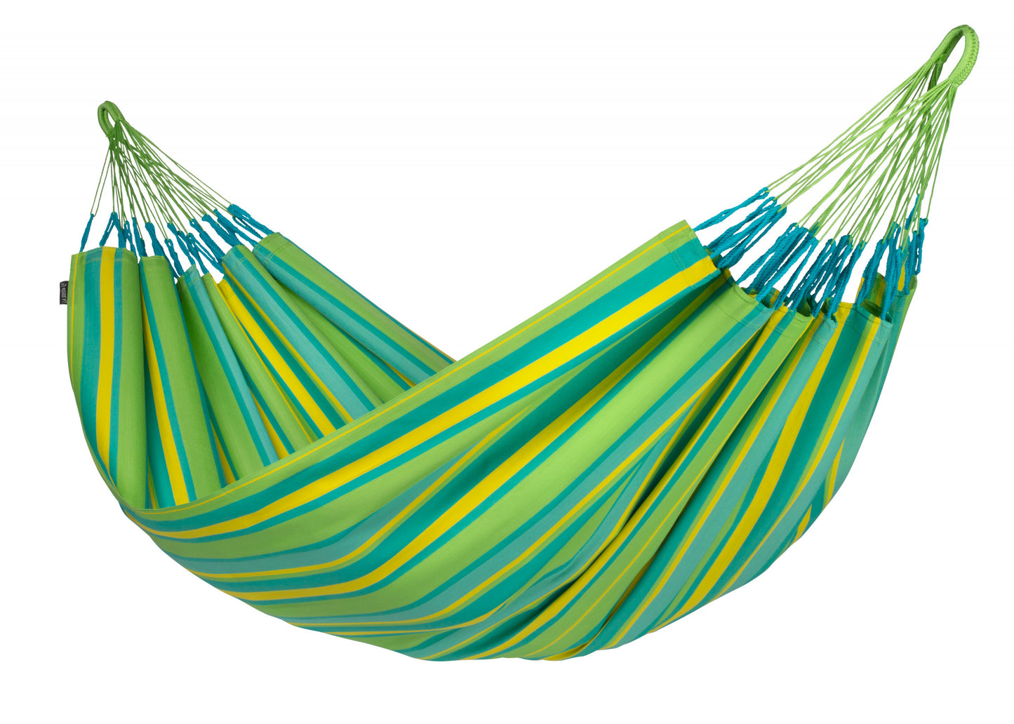 hängematte gerade liegen Brisa Lime - Doppel-Hängematte Outdoor