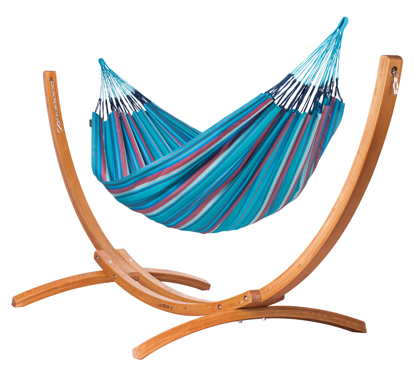 Maera Outdoor - Hängematte Outdoor mit Gestell aus FSC®-zertifiziertem Eukalyptus