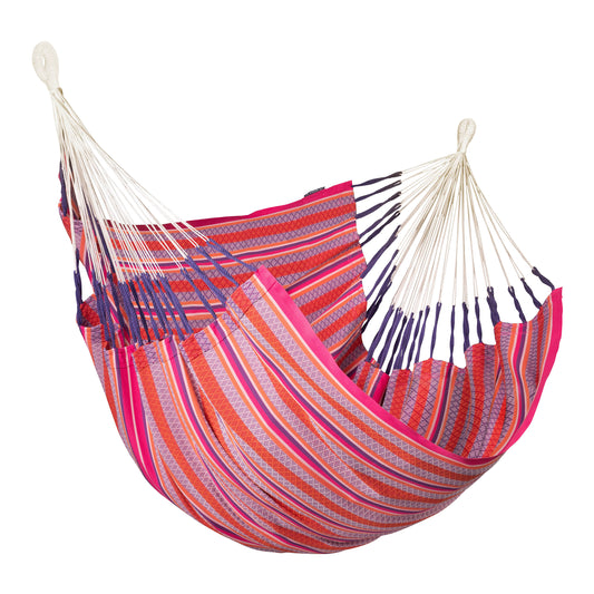 Cumbia Organic Flamingo – Hängesessel King Size aus Bio-Baumwolle