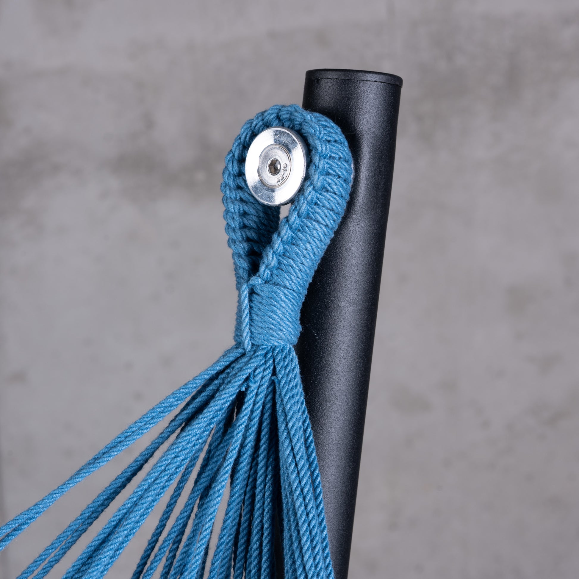 Fiji Organic Blue Zebra – Riipputuoli Comfort Size luomupuuvillasta, galvanoidulla terästelineellä