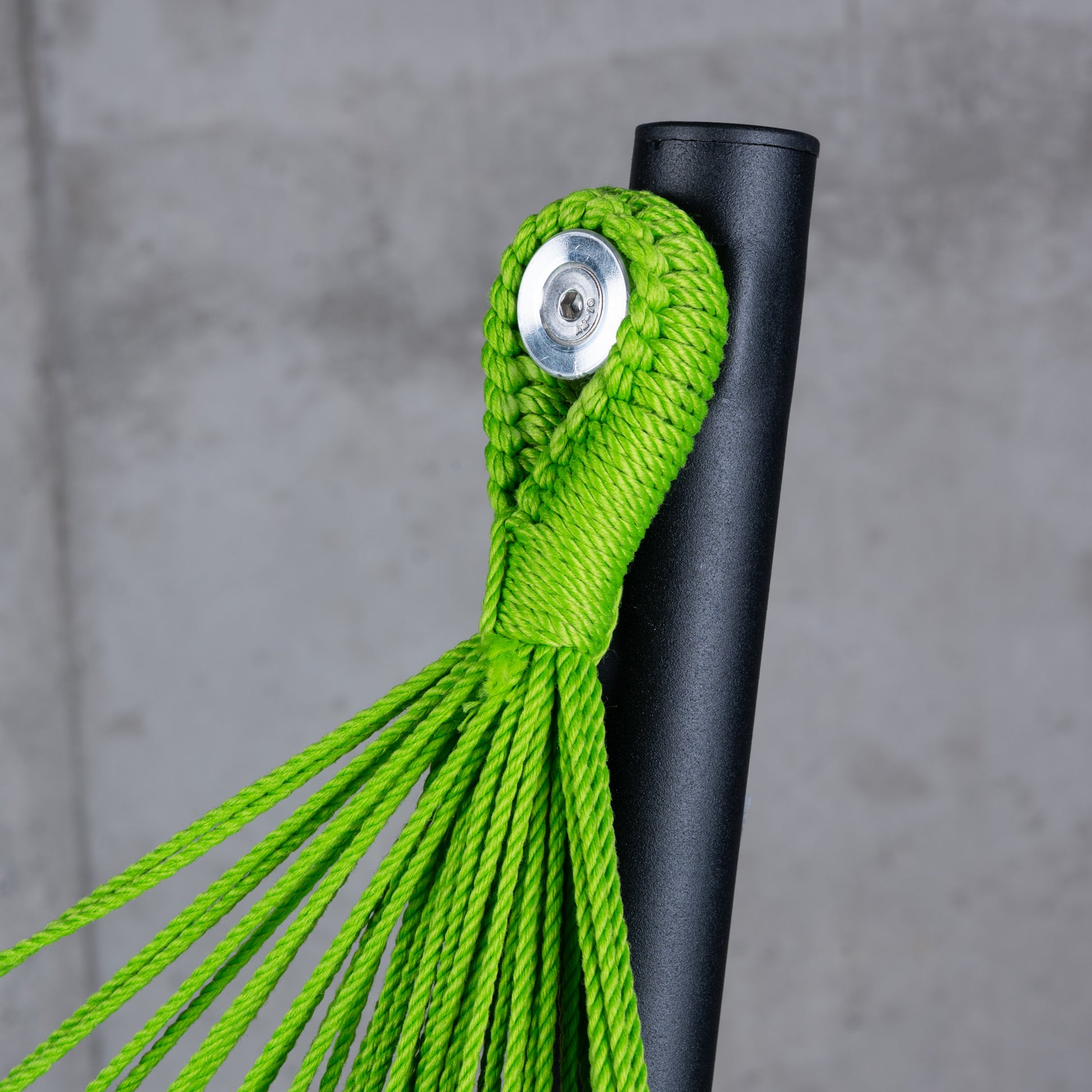 Fiji Outdoor Lime – Weather-Resistant Basic Size Hammock Chair with Galvanized Steel Stand