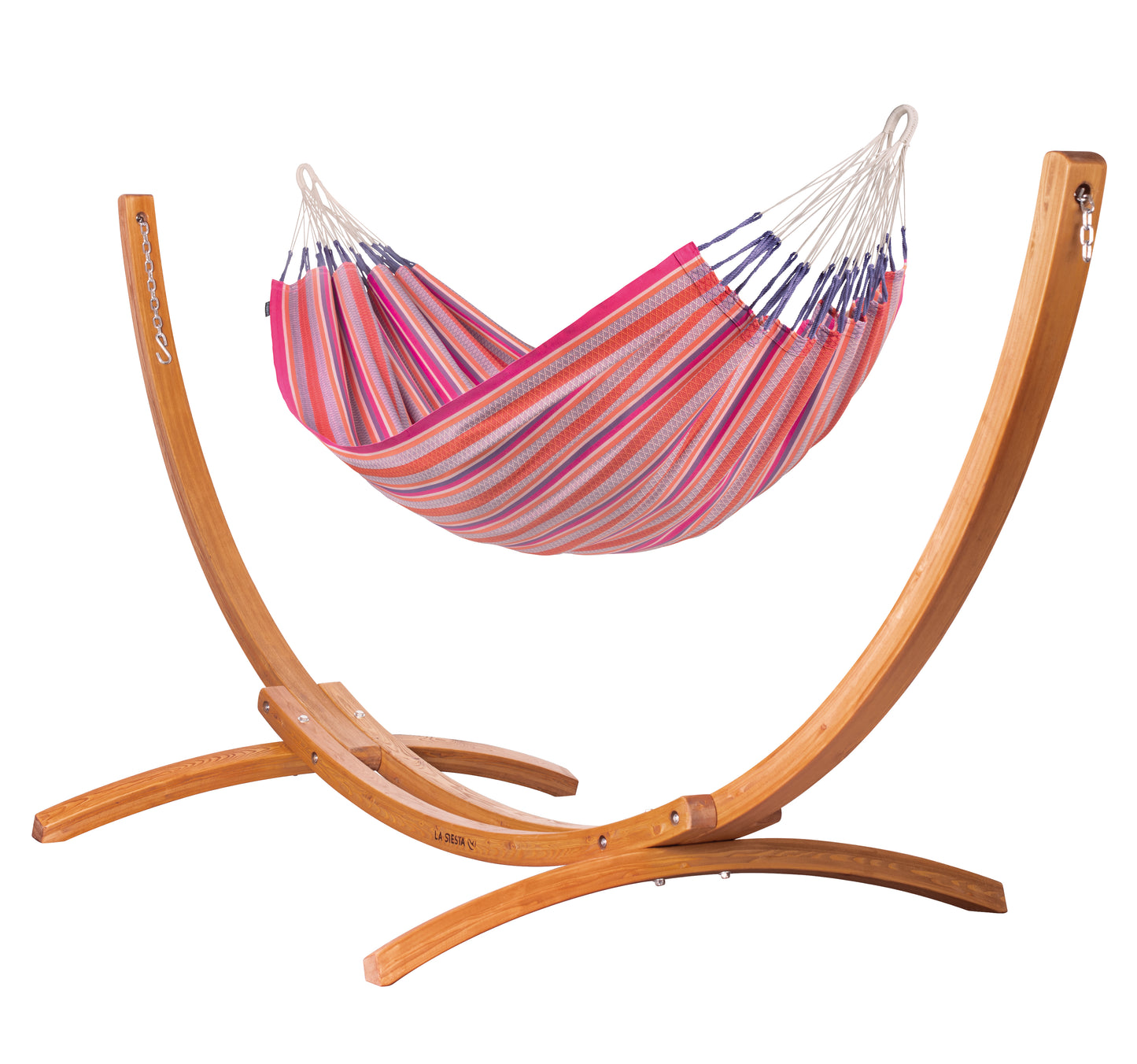 maranon hängematten Maera Colombia Flamingo - Double Size Organic Cotton Hammock with FSC®