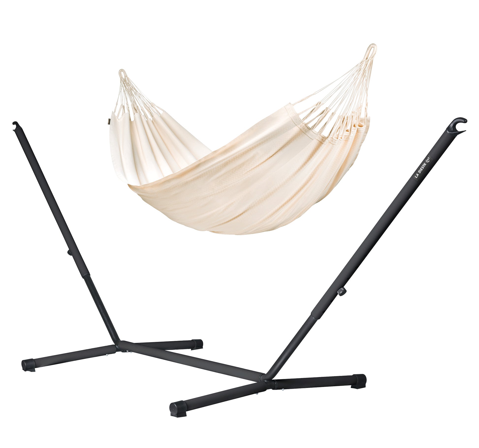 Nautico Organic Anthracite Latte - Single Size Hängematte aus Bio-Baum