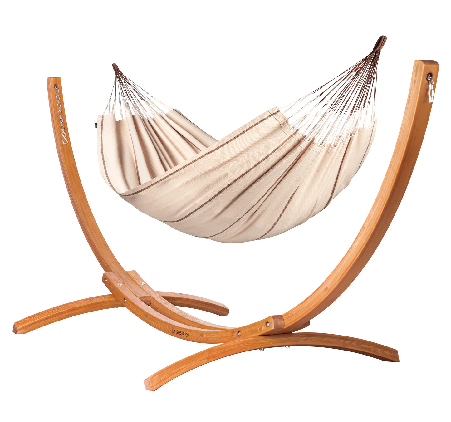 Maera Organic - Organic Cotton Hammock with FSC® certified Eucalyptus Stand