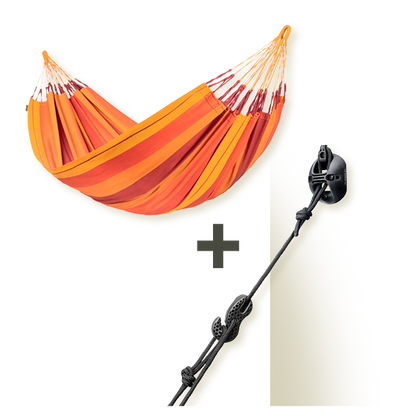 CasaMount 2rope Black - Wand-, Decken- & Balken-Befestigung für Hängematten
