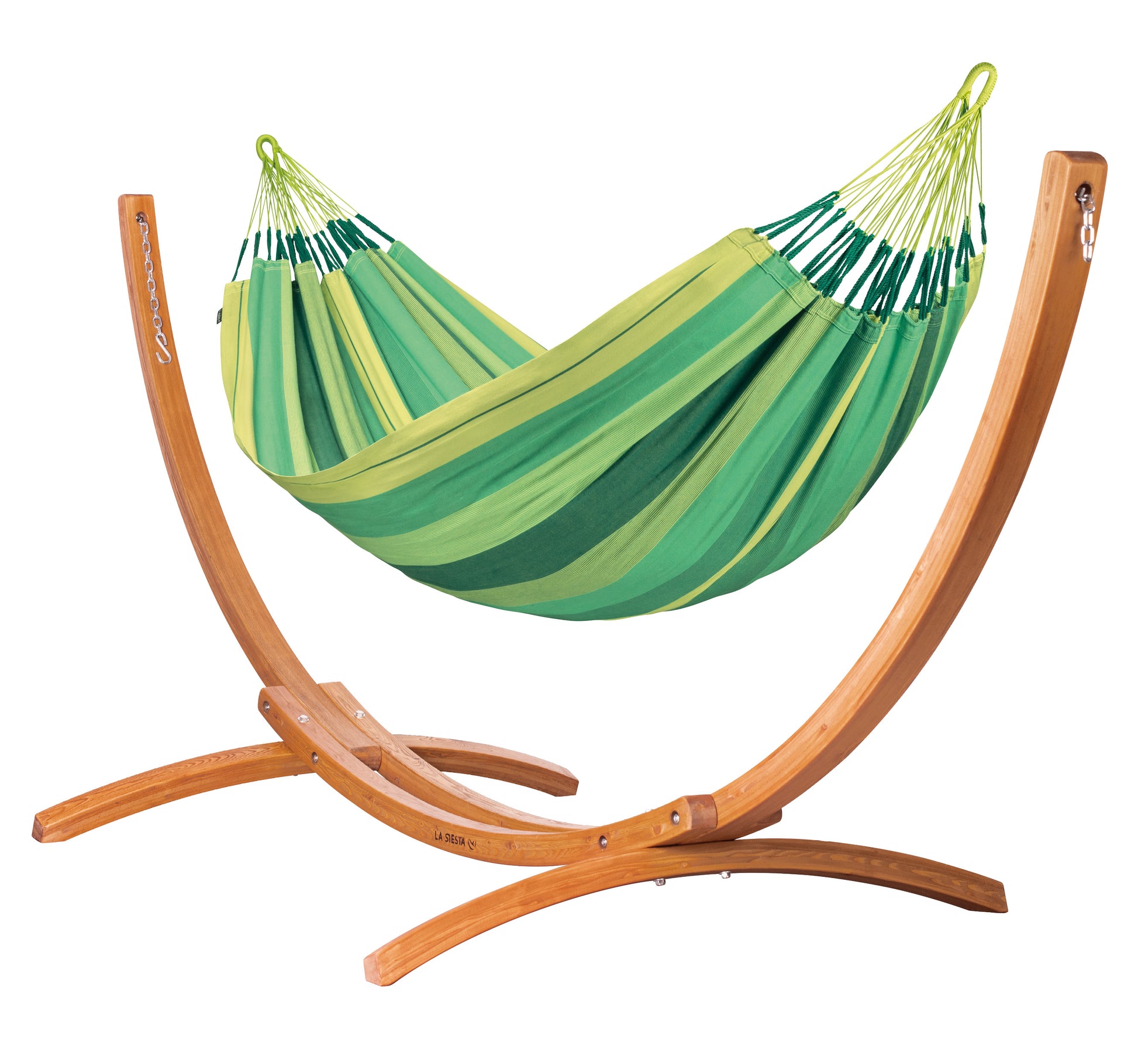 Maera Organic - Organic Cotton Hammock with FSC® certified Eucalyptus Stand