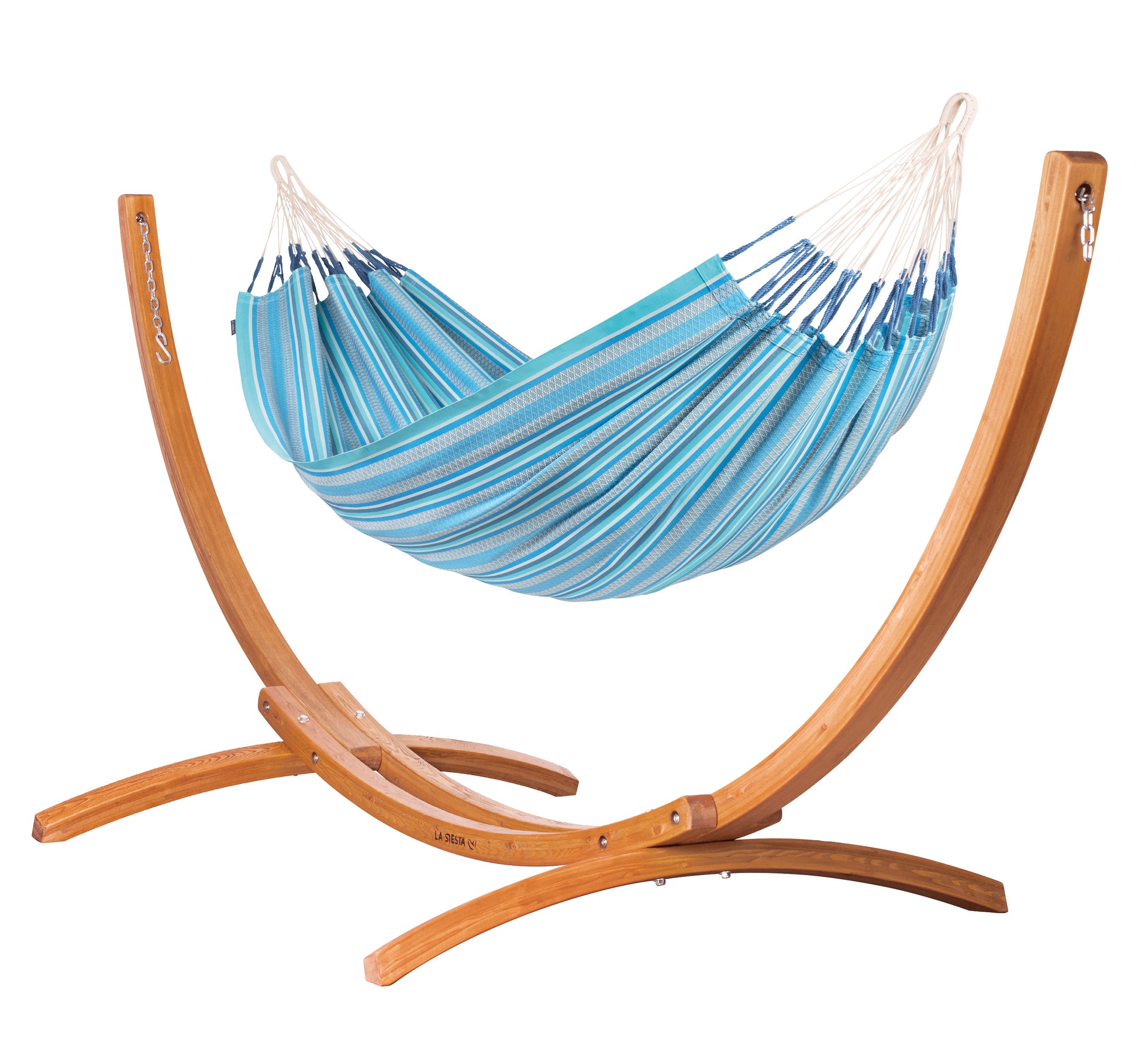 Maera Organic - Organic Cotton Hammock with FSC® certified Eucalyptus Stand
