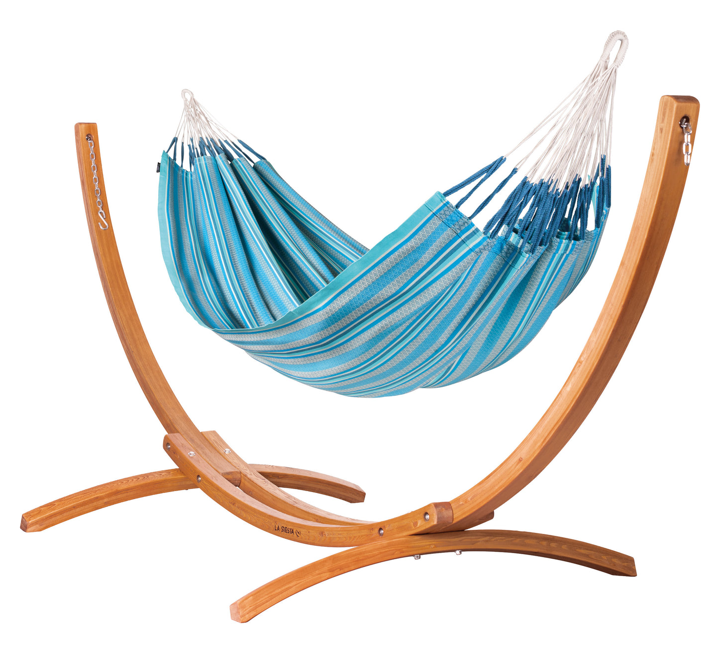 Maera Organic - Organic Cotton Hammock with FSC® certified Eucalyptus Stand