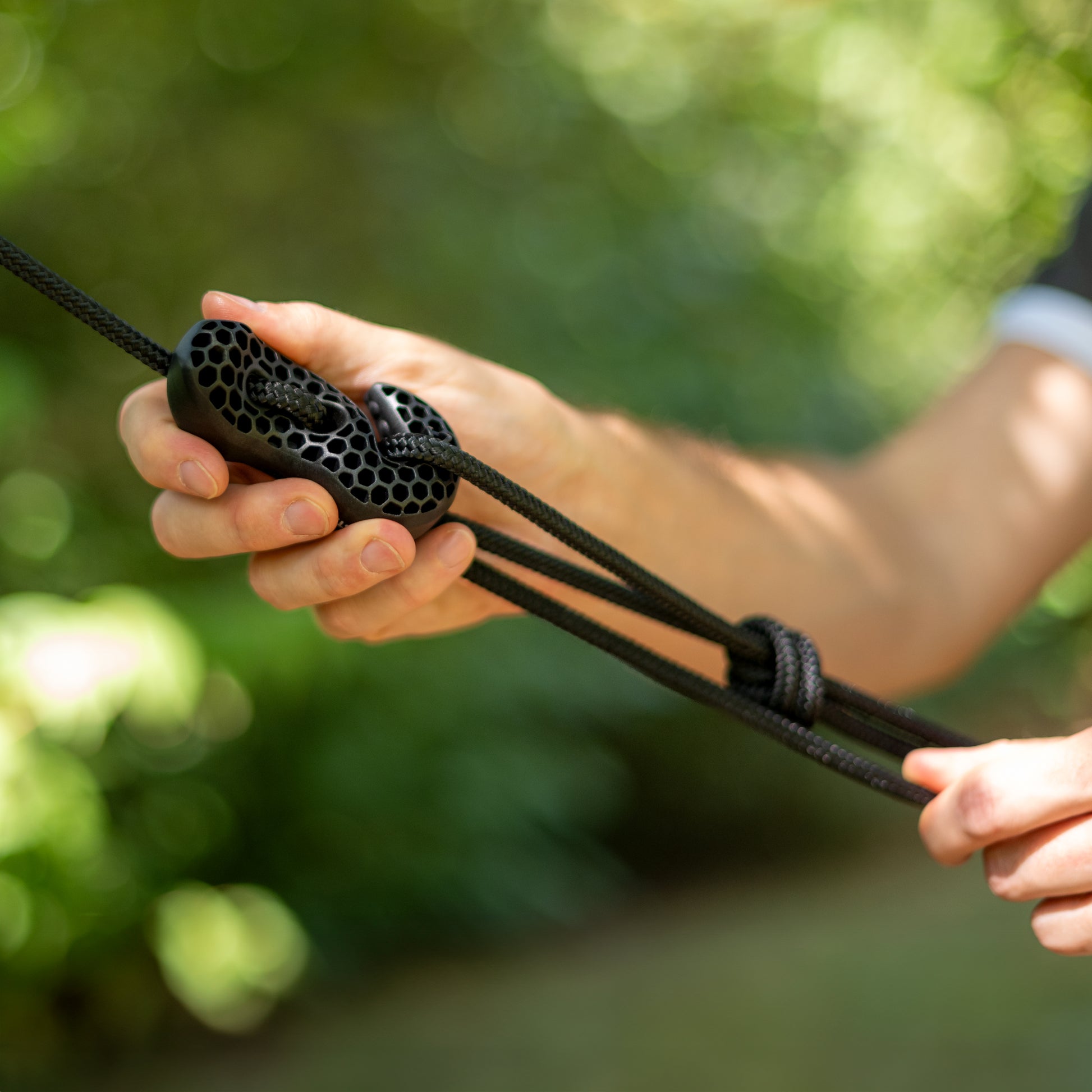 befestigungsset hängematte baum TreeMount 2rope Black - Baum- & Pfosten-Befestigung für Hängematten