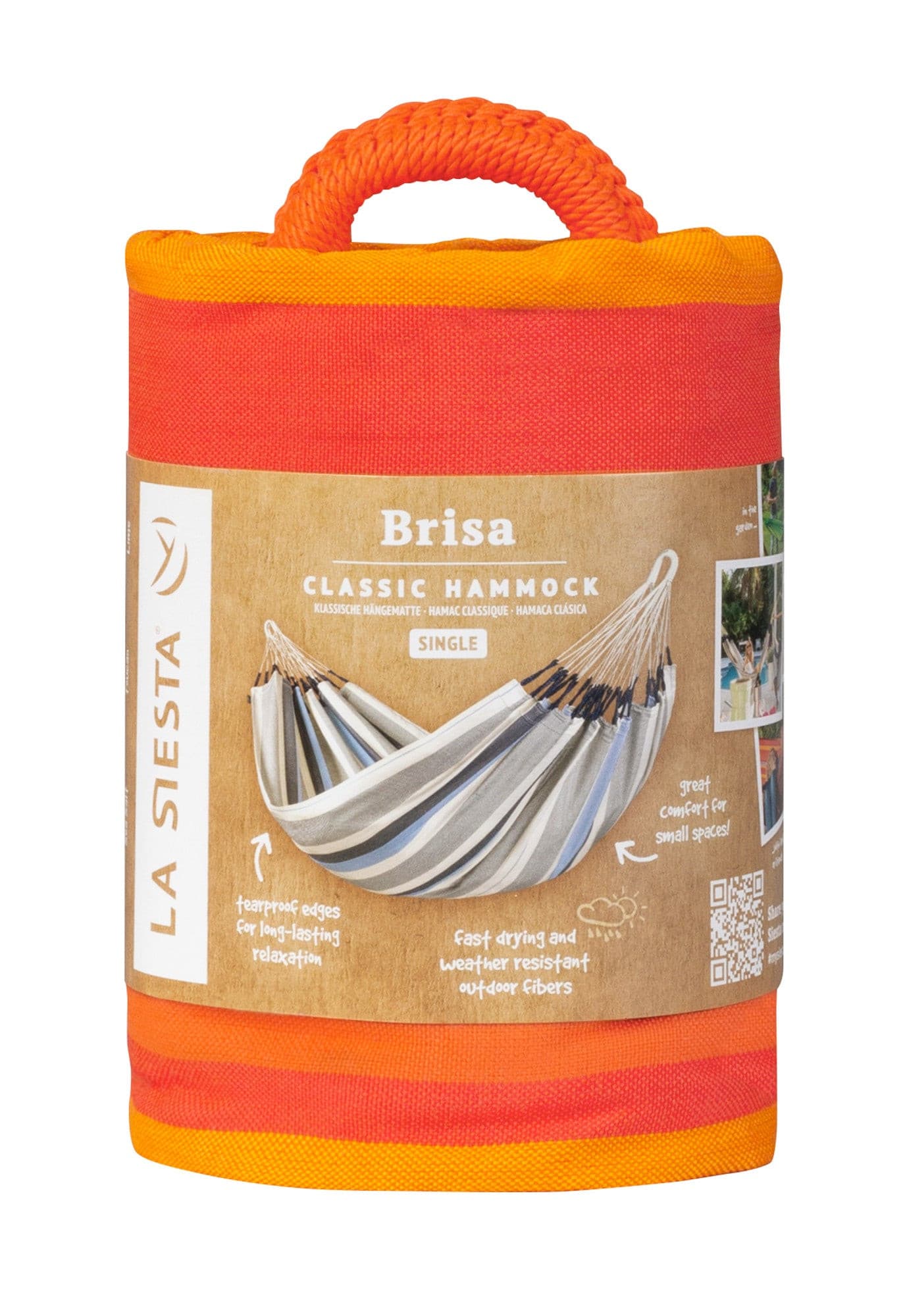 Brisa Toucan - Klassische Einzel-Hängematte Outdoor - lasiestaeu