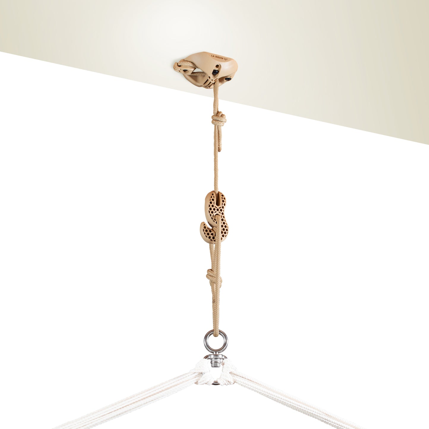 befestigung hängematte decke CasaMount 1rope Beige - Decken- & Balken-Befestigung für Hängesessel