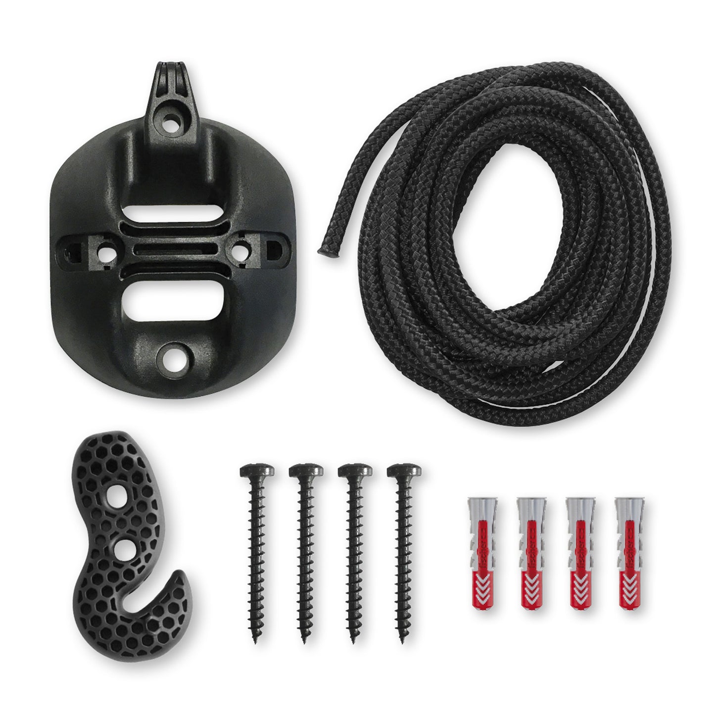 la siesta hängematte befestigung CasaMount 1rope Black - Decken- & Balken-Befestigung für Hängesessel