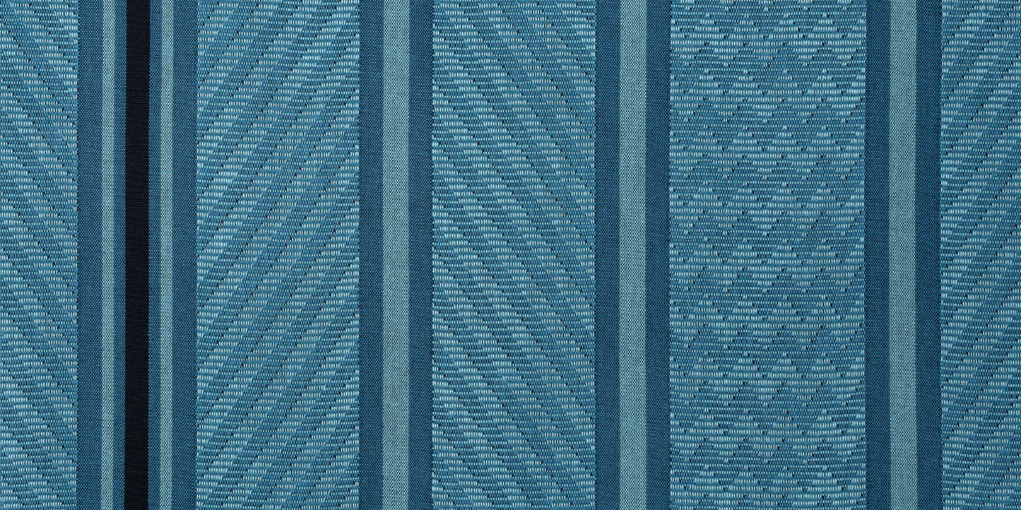 Flora Blue Zebra - Klassische Doppel-Hängematte aus Bio-Baumwolle