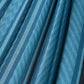 Udine Organic Blue Zebra - Sedia pensile in cotone biologico con supporto in eucalipto certificato FSC®