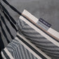 Udine Organic Zebra - Fotel hamakowy wykonany z bawełny organicznej ze stojakiem wykonanym z FSC®-certyfikowanego drewna eukaliptusa