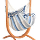 Udine Outdoor Sea Salt - Weather-Resistant Hammock Chair with FSC™ certified Eucalyptus Stand