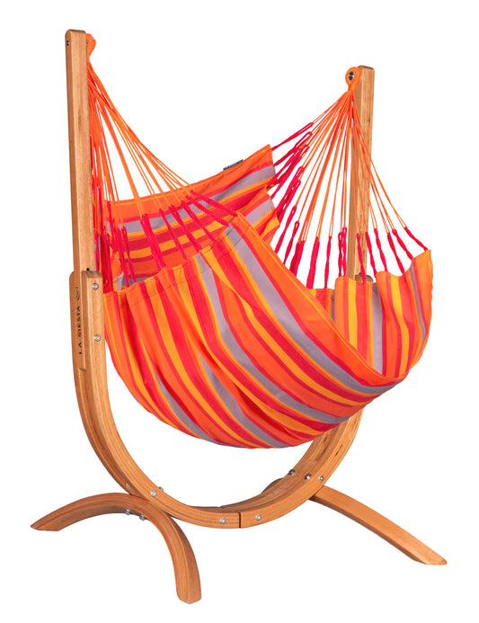 Udine Outdoor Toucan - Weather-Resistant Hammock Chair with FSC™ certified Eucalyptus Stand